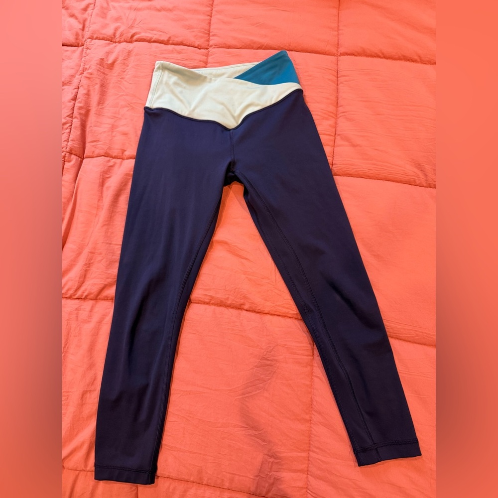 Victoria's Secret Blue and Greenish Leggings Athletic Stretch